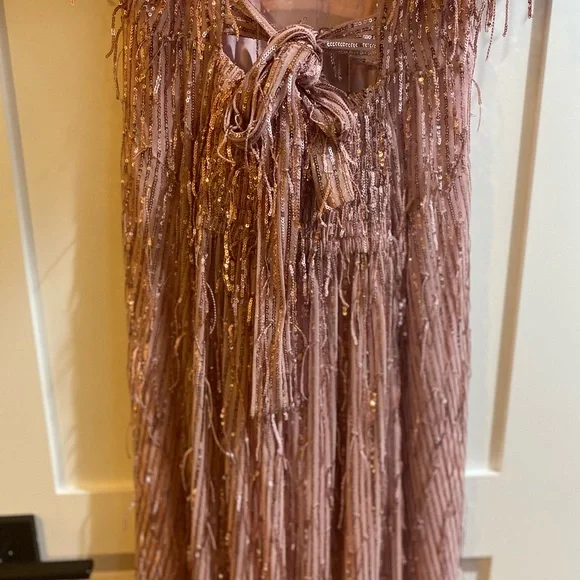 Rotate Birger Christensen Dawn Sequins Fringes Dress - Worn Once - Picture 9 of 9